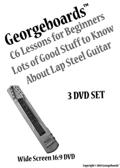 lap steel guitar lesson 3 dvd set lots of good stuff to know